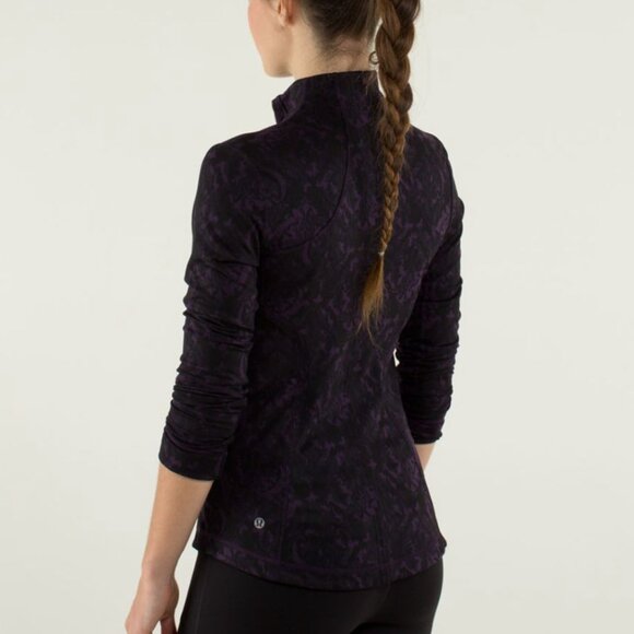 Lululemon Forme Jacket II, Purple and Black, Rose Gold Zippers, Size Small - Picture 2 of 15